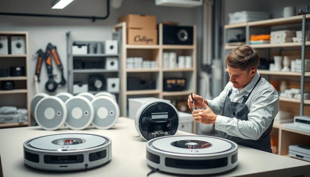 Maintaining smart cleaning devices