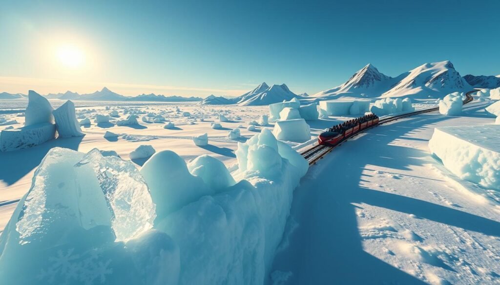 arctic-themed ride