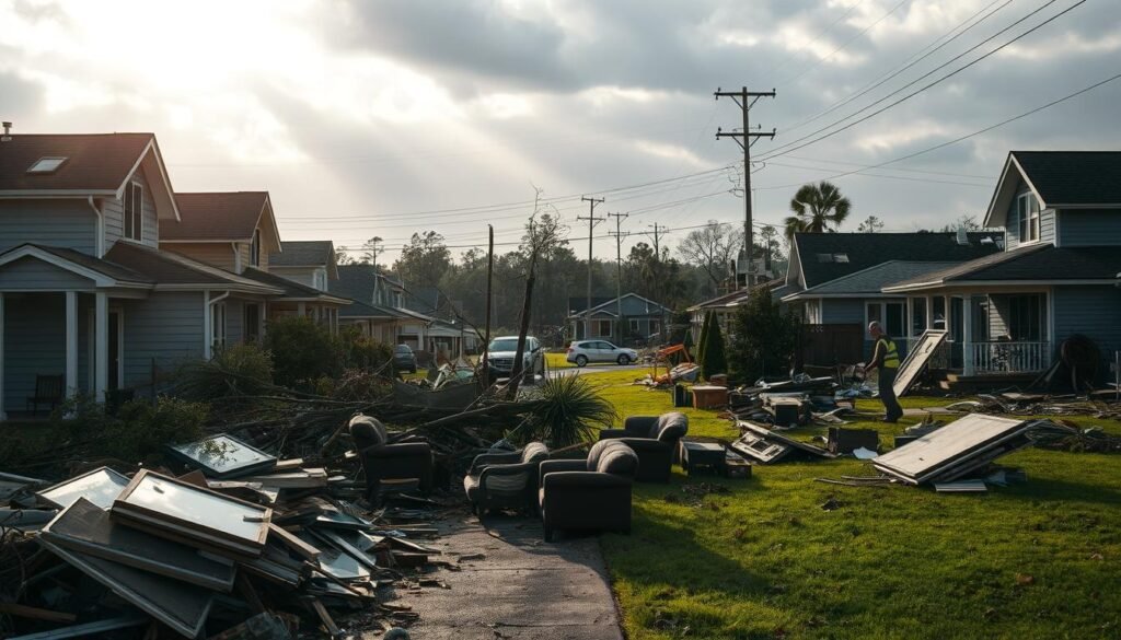 hurricane aftermath cleaning