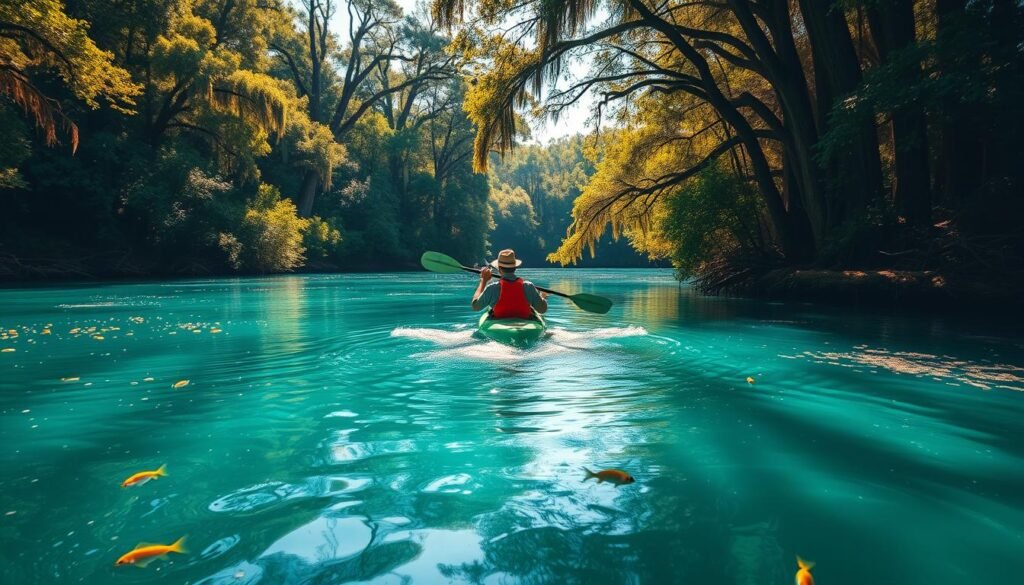 kayaking in silver springs