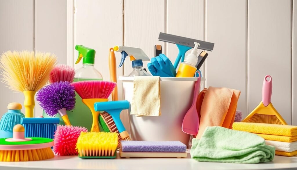 spring cleaning supplies